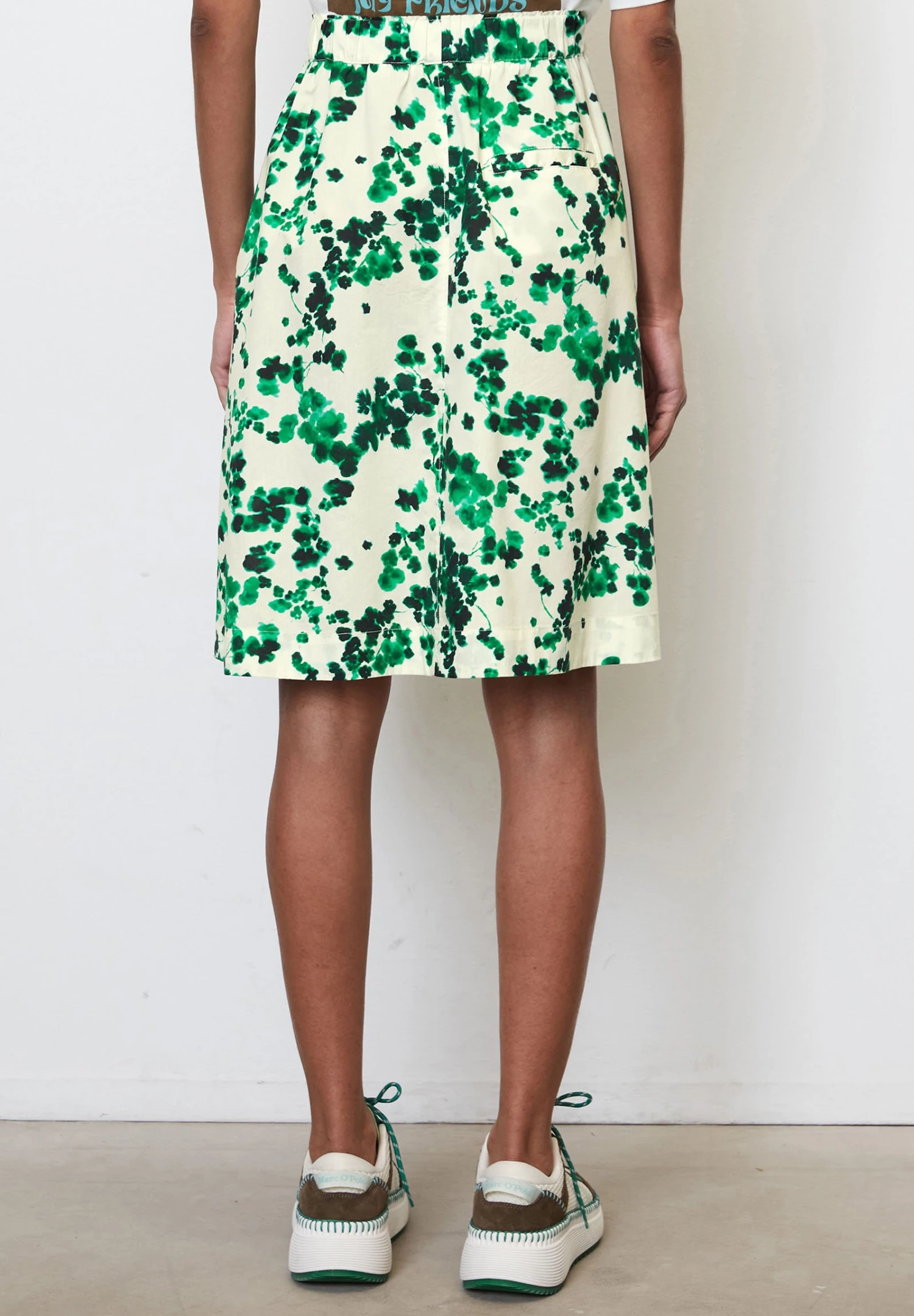 Marc O'Polo A-Lijn Rok - White, Green 3 Marc O'Polo A-Lijn Rok - White, Green - Afbeelding 3