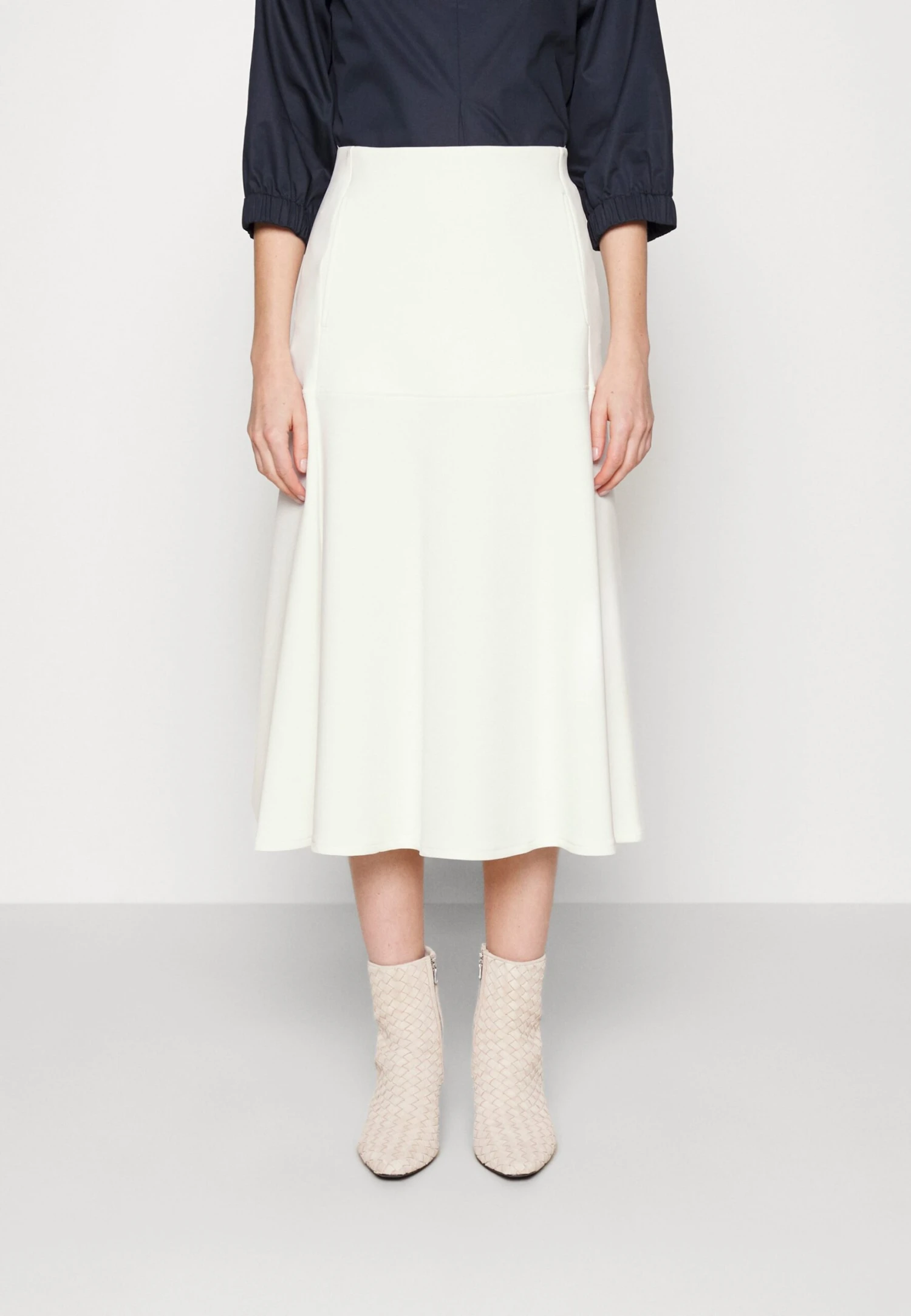 Max Mara Leisure Frine - A-Lijn Rok - Bianco 1 Max Mara Leisure Frine - A-Lijn Rok - Bianco