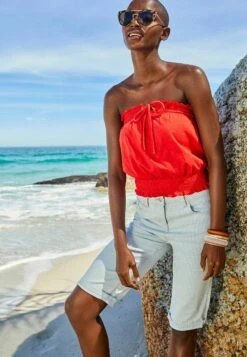 Next Knee Petite - Jeansshort - Blue -ESPRIT Winkel e047575c8a164b4195db45d1b89daa09