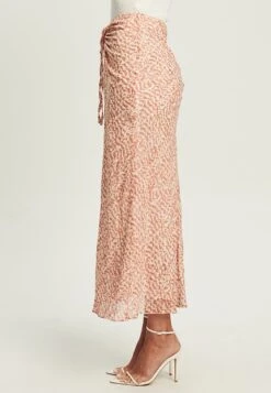 Tussah Leila- Maxirok - Beige Lurex Abstract -ESPRIT Winkel e270d0688f3e4742bfab333dd4c185c8