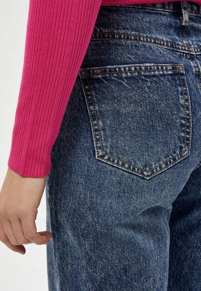 DESIRES Koral Wide Leg - Relaxed Fit Jeans - Dark Blue 4 DESIRES Koral Wide Leg - Relaxed Fit Jeans - Dark Blue - Afbeelding 4