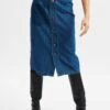 Nueduzi - Jeansrok - Medium Blue Denim