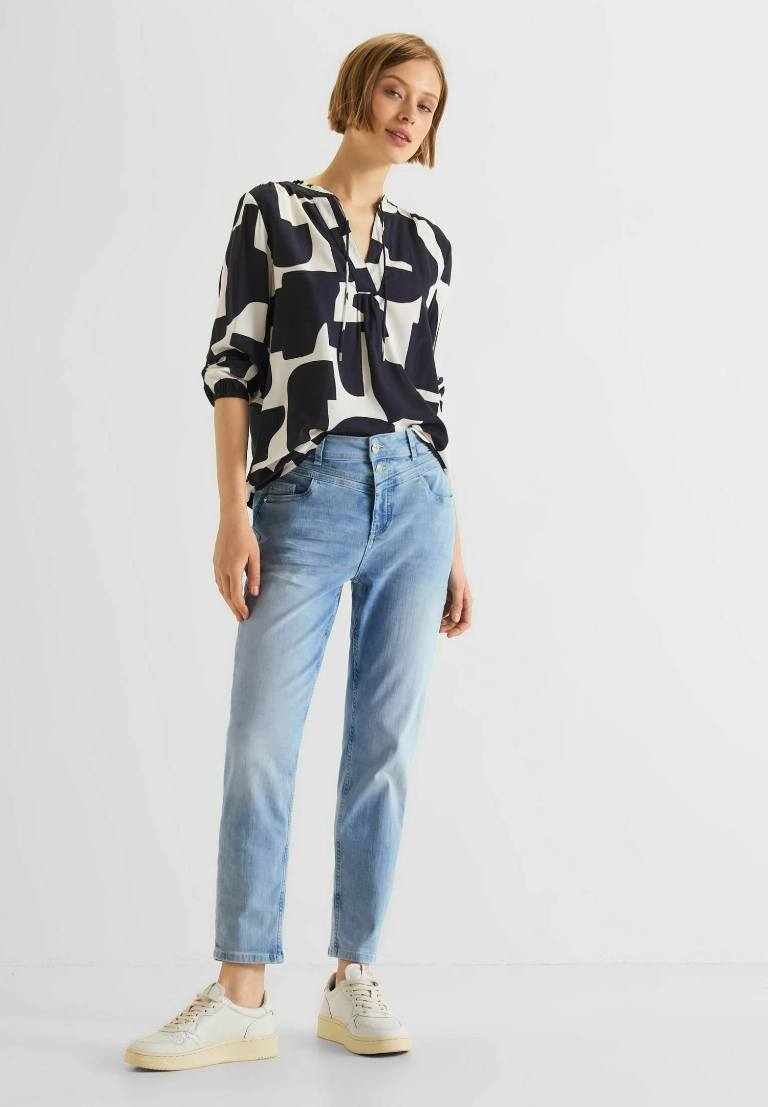 STREET ONE Slim Fit Jeans - Blau 2 STREET ONE Slim Fit Jeans - Blau - Afbeelding 2