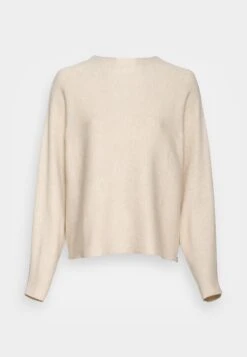 TOM TAILOR Denim Mock Neck- Trui - Creme Beige Melange