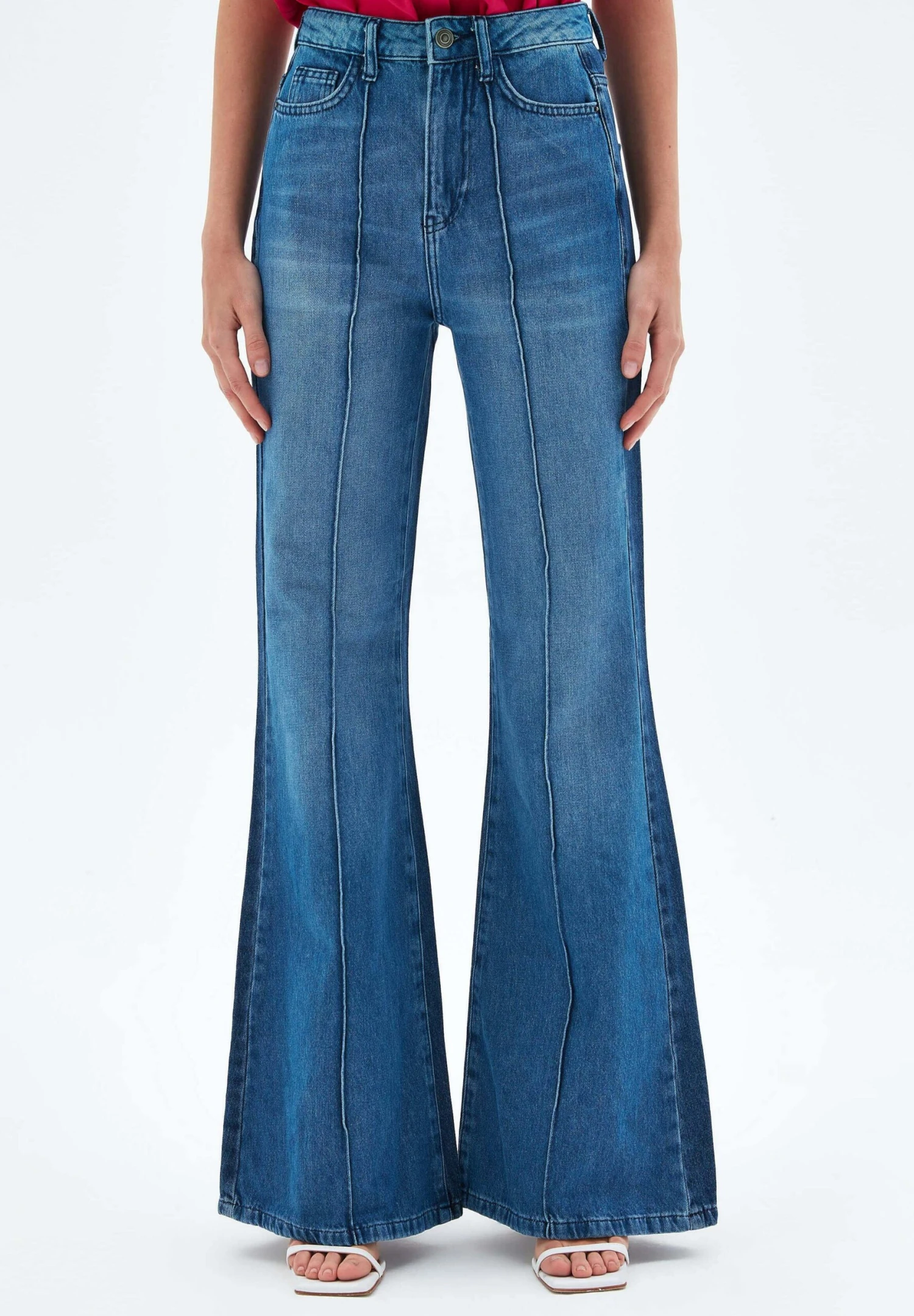 Bell Bottoms - Flared Jeans - Navy Blue 1 Bell Bottoms - Flared Jeans - Navy Blue