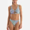 Psychedelic Wave - Bikinitop - Lilac
