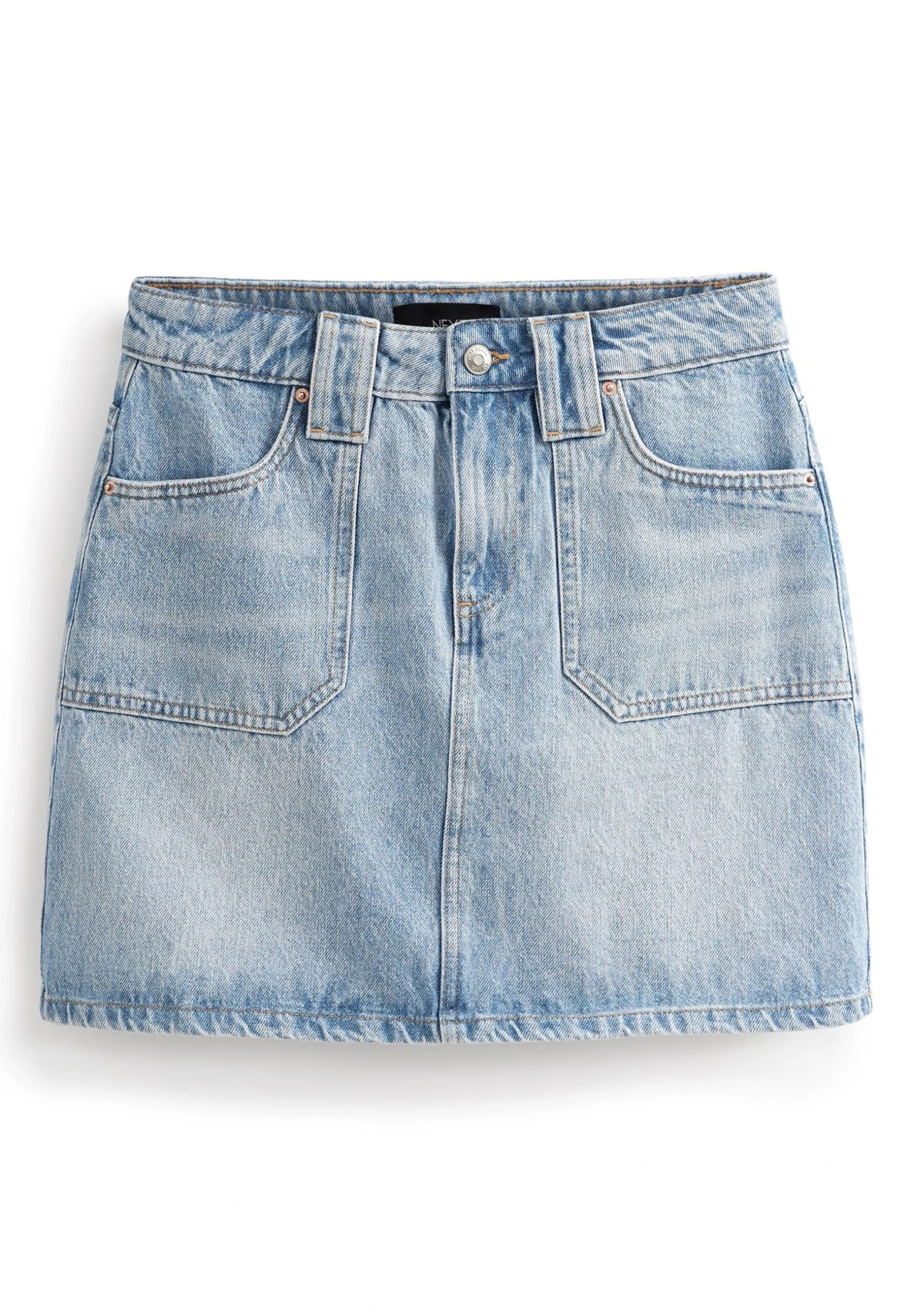 Next Cargo Standard - Minirok - Mid Blue Denim 4 Next Cargo Standard - Minirok - Mid Blue Denim - Afbeelding 4