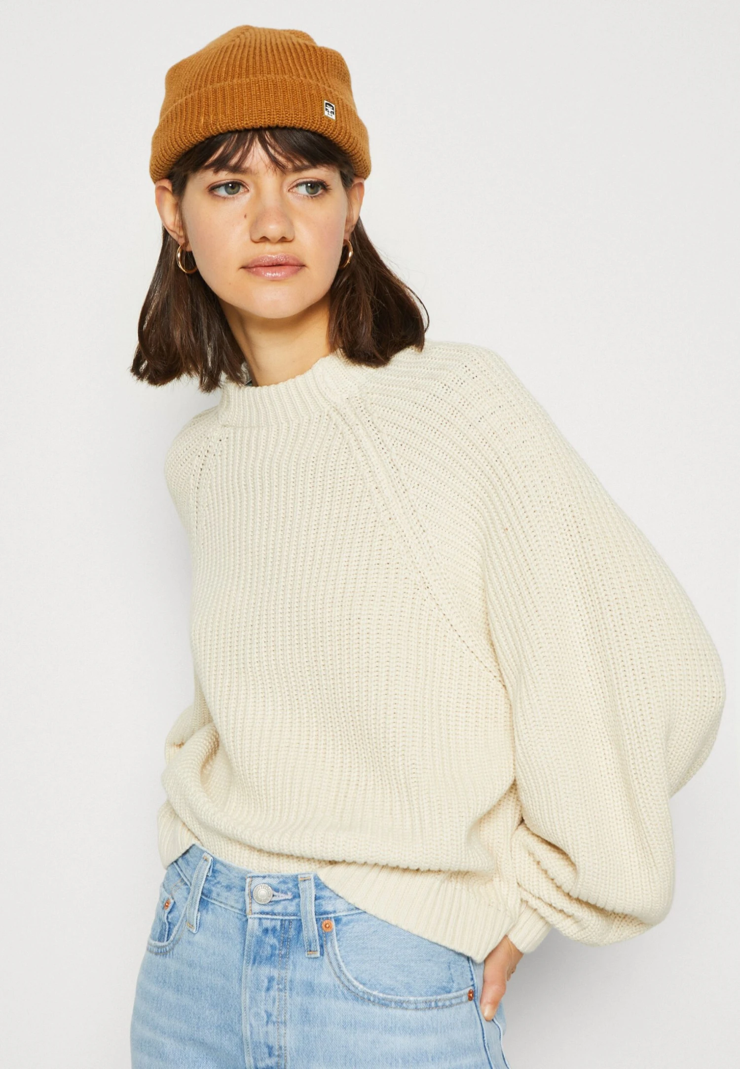 Monki Trui - Beige Light 4 Monki Trui - Beige Light - Afbeelding 4