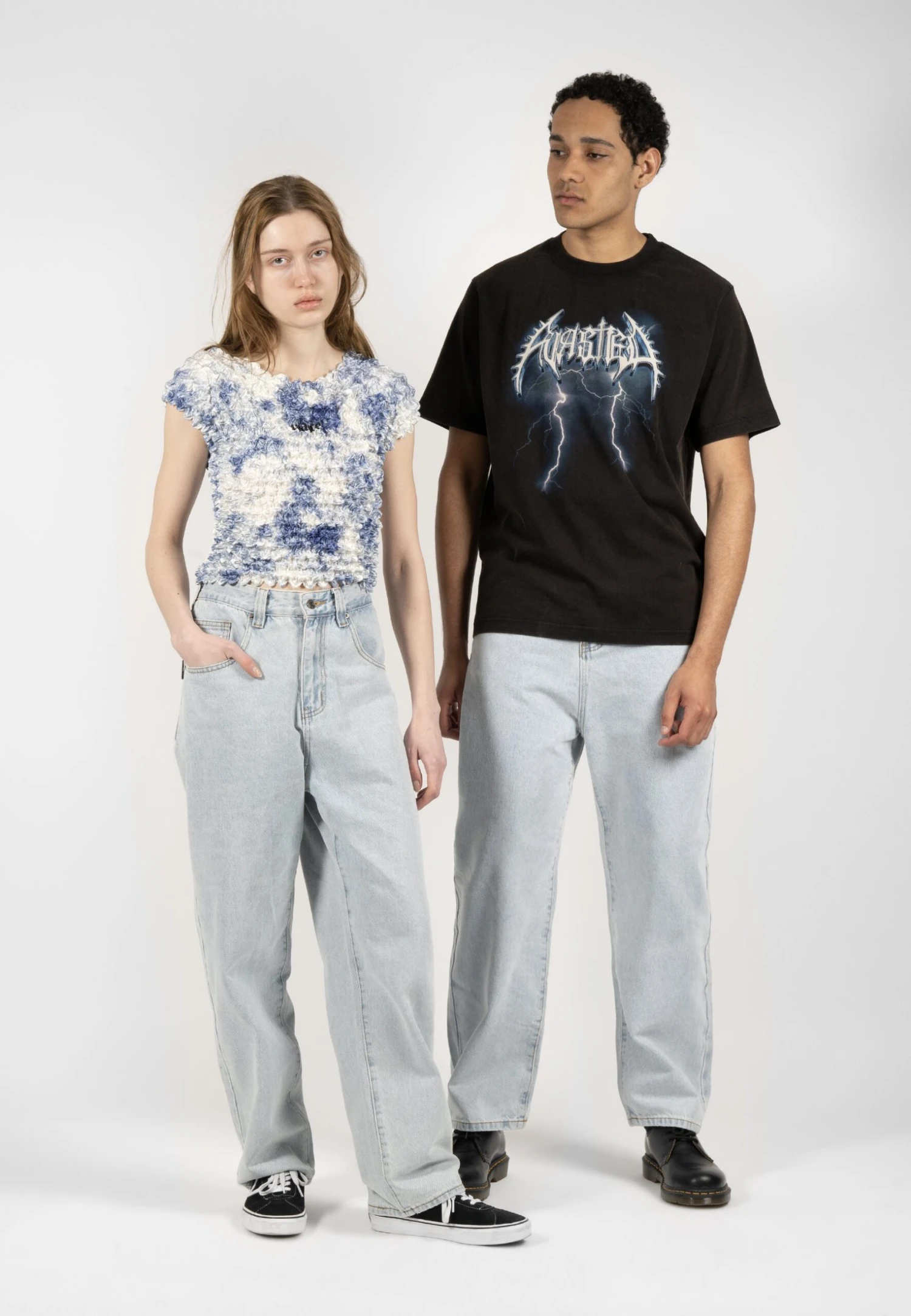 Casper Pant Method Unisex - Relaxed Fit Jeans - Light Blue 2 Casper Pant Method Unisex - Relaxed Fit Jeans - Light Blue - Afbeelding 2