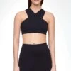 Oysho Compressive Halter - Bustier - Black