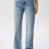 PULL & BEAR Straight Leg Jeans - Blue Denim