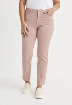 Comfortable- Slim Fit Jeans - Old Rose