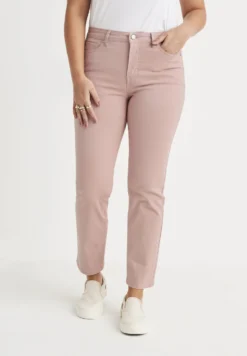 Comfortable- Slim Fit Jeans - Old Rose