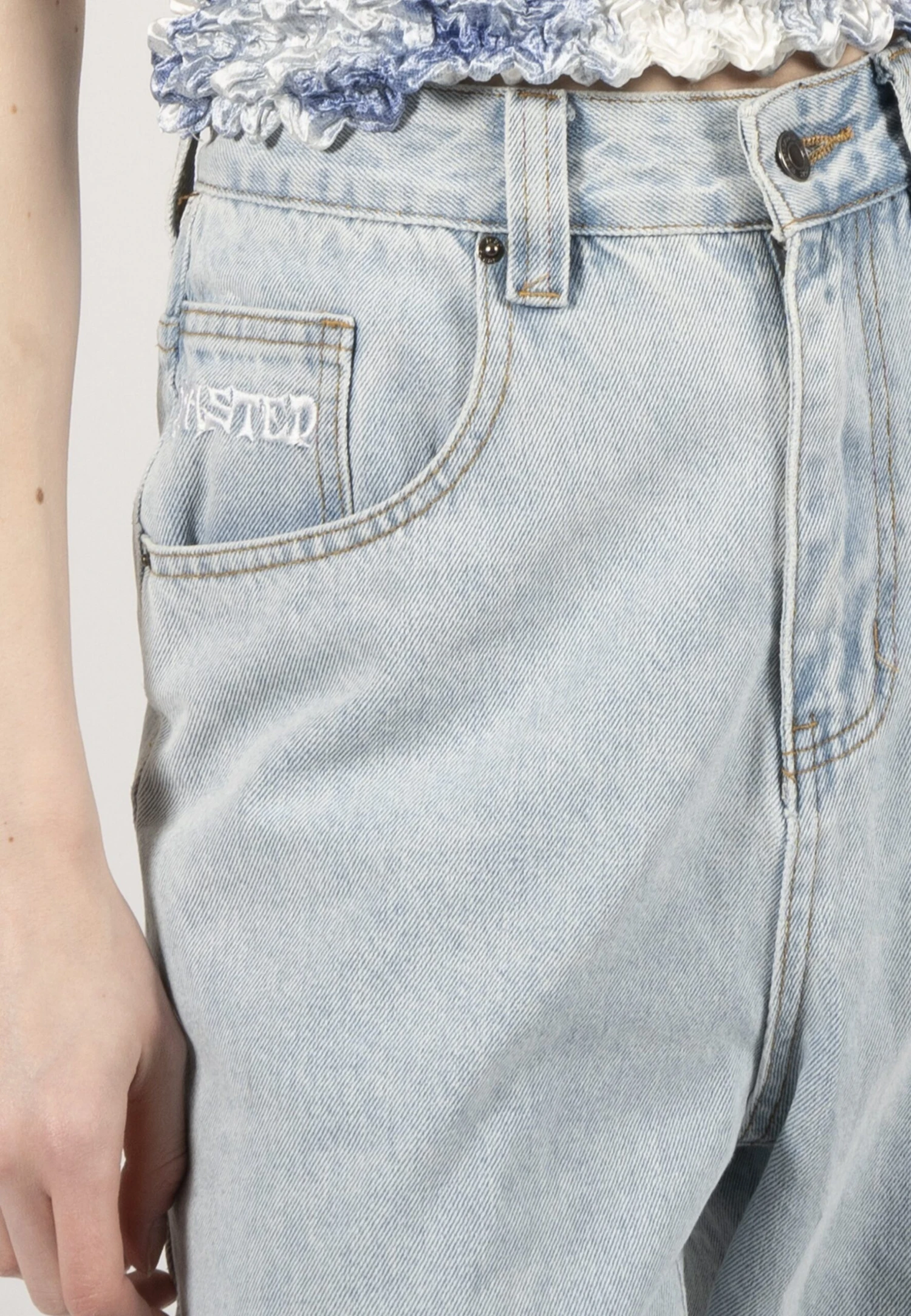 Casper Pant Method Unisex - Relaxed Fit Jeans - Light Blue 5 Casper Pant Method Unisex - Relaxed Fit Jeans - Light Blue - Afbeelding 5