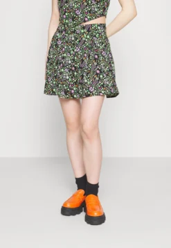 Noisy May Petite Nmrue Skater Skirt - Minirok - Black