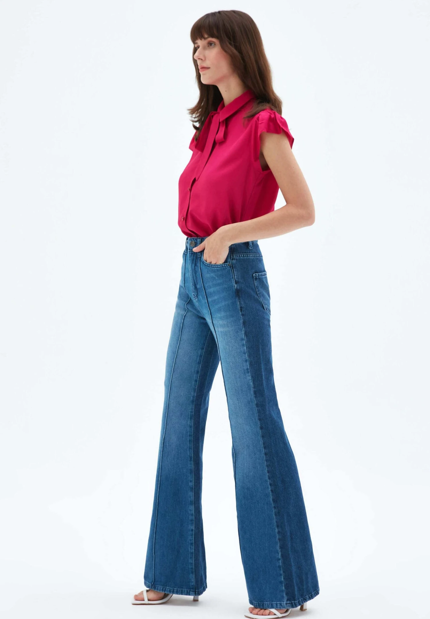 Bell Bottoms - Flared Jeans - Navy Blue 5 Bell Bottoms - Flared Jeans - Navy Blue - Afbeelding 5
