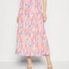 B.young Joella Slit Skirt- Maxirok - Pink Sachet Mix