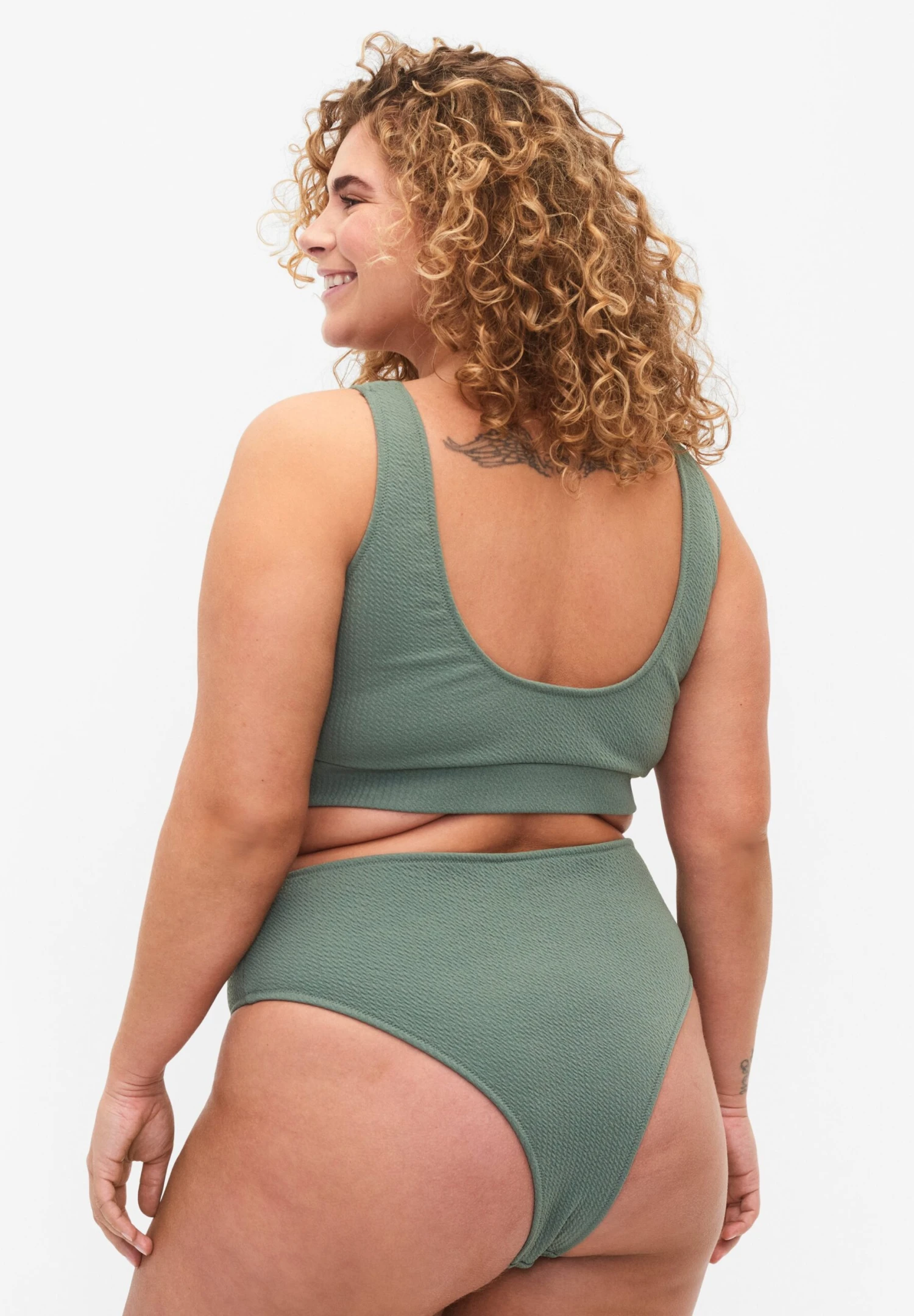 Zizzi WithStructure - Bikinibroekje - Laurel Wreath 2 Zizzi WithStructure - Bikinibroekje - Laurel Wreath - Afbeelding 2